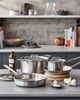 All-clad All-Clad d5 Stainless Brushed 7-Piece Cookware Set - 5