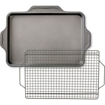 All-Clad All-Clad Pro-Release Nonstick Half Sheet & Cooling/Baking Rack Set