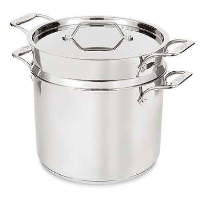 All-clad All-Clad Simply Strain Stainless Steel 12 Quart Multipot with Insert