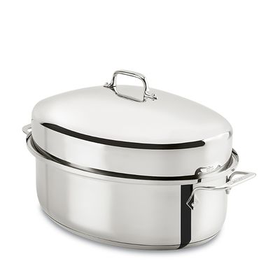 All-clad All Clad Stainless Steel Covered Oval Roaster