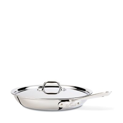 All-clad D3 Stainless Steel 12 Fry Pan with Lid