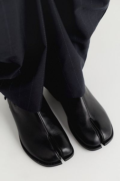 All Black All Black Split-Toe Chelsea Boots