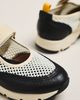 All Black Mesh Mary Jane Sneakers - 3