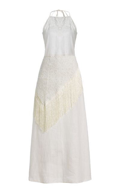 lace apron dress Rubati]Sequin Lace Apron Dress for Layering (BLACK)