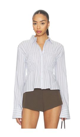 ALL THE WAYS ALL THE WAYS Annie Button Up Top