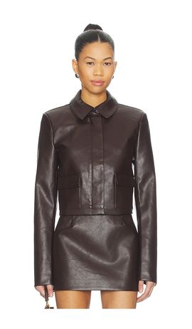 ALL THE WAYS ALL THE WAYS Bleeker Faux Leather Jacket