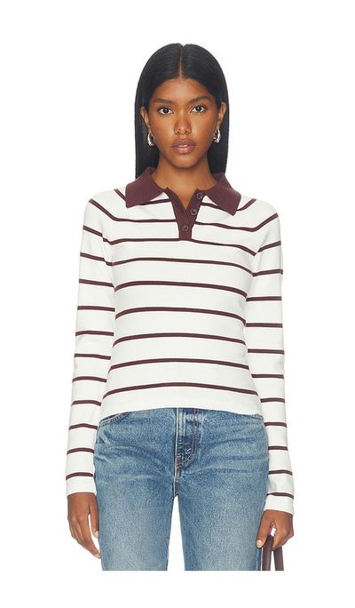 ALL THE WAYS ALL THE WAYS Bronson Knit Polo Top