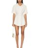 ALL THE WAYS ALL THE WAYS Charitie Short Sleeve Button Up Mini Dress - 1