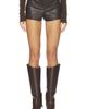 ALL THE WAYS ALL THE WAYS Emery Faux Leather Short - 1