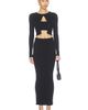 ALL THE WAYS ALL THE WAYS Jude Knit Maxi Skirt Set - 1