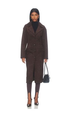 ALL THE WAYS ALL THE WAYS Karissa Faux Suede Coat
