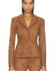ALL THE WAYS ALL THE WAYS Kylli Faux Suede Blazer - 1