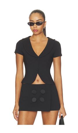 ALL THE WAYS ALL THE WAYS Laurel Short Sleeve Blazer