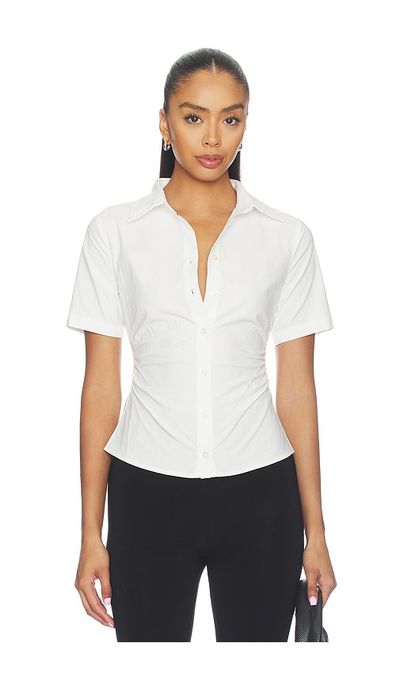 ALL THE WAYS ALL THE WAYS Maura Button Down Top
