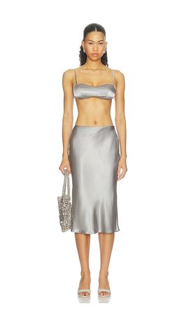 ALL THE WAYS ALL THE WAYS Sapphina Midi Skirt Set