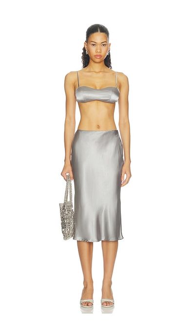 ALL THE WAYS ALL THE WAYS Sapphina Midi Skirt Set