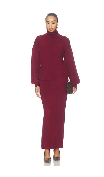 ALL THE WAYS ALL THE WAYS Stevie Knit Maxi Skirt Set