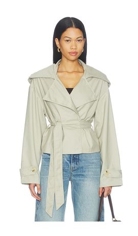 ALL THE WAYS ALL THE WAYS Teyana Cropped Trench