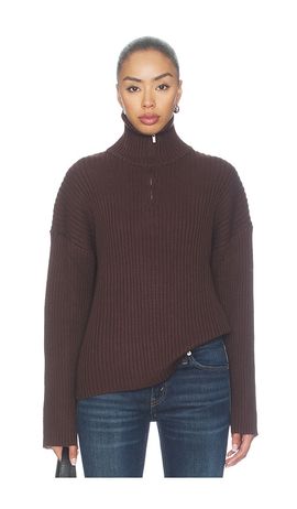 ALL THE WAYS ALL THE WAYS Tianna Quarter Zip Sweater
