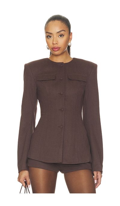 ALL THE WAYS ALL THE WAYS Trina Collarless Blazer