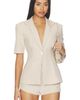 ALL THE WAYS ALL THE WAYS x Blake Evin Landry Short Sleeve Blazer - 1
