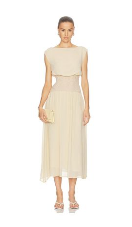 ALL THE WAYS ALL THE WAYS X Ivana Ramirez Aniya Midi Dress
