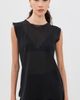ALL THREE ALL THREE Iris Gauze Tank Black - 2
