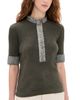 ALL THREE ALL THREE Maria Shirt Army Green - 1