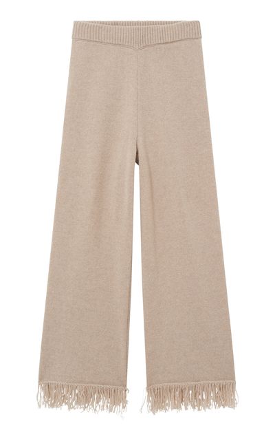 All Three All Three Von Fringed WoolCashmere Pants