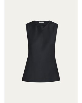 All Three Carine Silk Sleeveless Top