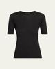 All Three Victoria Three-Quarter Sleeve Cotton Top - 1
