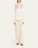 All Three Zoraya Silk Button-Front Shirt - 2