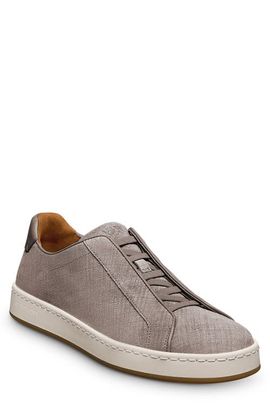 Allen Edmonds Allen Edmonds Banks Laceless Saffiano Leather Slip-On Sneaker