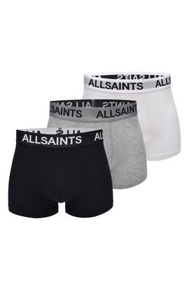 AllSaints AllSaints 3-Pack Contour Pouch Stretch Organic Cotton Trunks