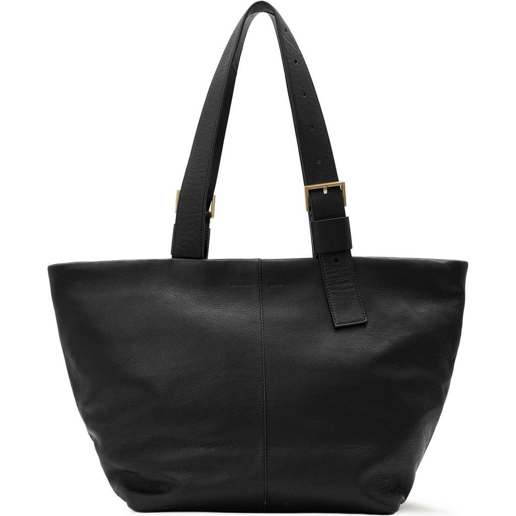 AllSaints AllSaints Alba Leather Zip Tote
