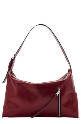 AllSaints AllSaints Alba Shine Leather Shoulder Bag