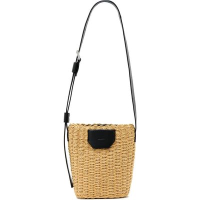 AllSaints AllSaints Alba Straw Crossbody Bag