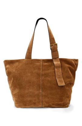 AllSaints AllSaints Alba Zip Suede Tote