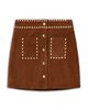 Allsaints Allsaints Alice Suede Mini Skirt - 6