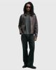 AllSaints AllSaints Alkan washed leather zip jacket in black - 2