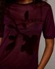 AllSaints AllSaints Althea Velvet Floral Graphic Sheer Tee in Maroon, Women's at Urban Outfitters - 3