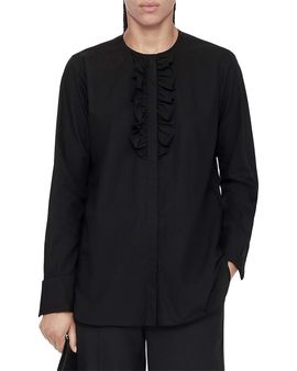 Allsaints Allsaints Amara Ruffle Trim Shirt