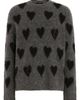 AllSaints AllSaints Amore Heart Crewneck Sweater - 5