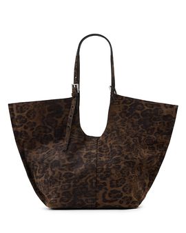 Allsaints Allsaints Ara Leopard Print Leather East/West Tote