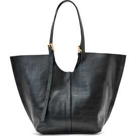 AllSaints AllSaints Ara Medium Croc Embossed Leather Tote