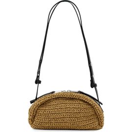 AllSaints AllSaints Arc Raffia Crossbody Bag