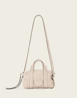 AllSaints AllSaints Ares G compact crossbody bag in sahara white