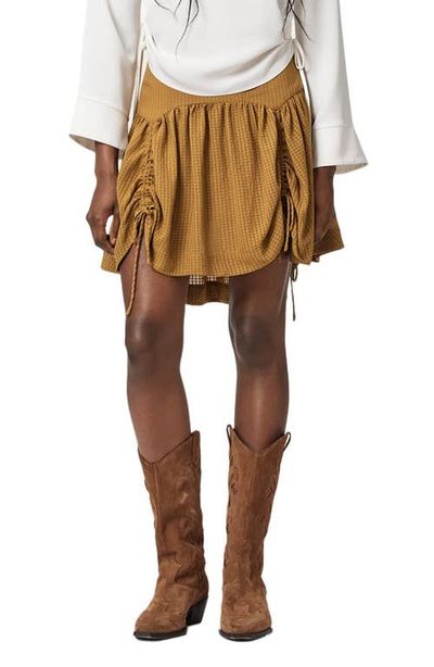 AllSaints AllSaints Aria Ruched Miniskirt