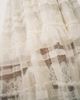 AllSaints AllSaints arlea lace tulle ruffled maxi skirt in antique white - 4