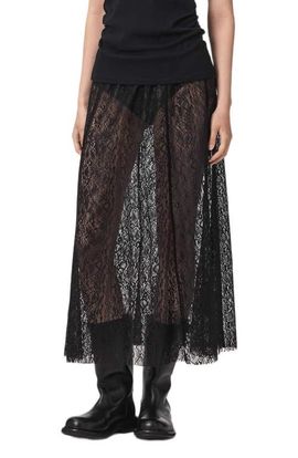 AllSaints AllSaints Arran Snakeskin Texture Maxi Skirt